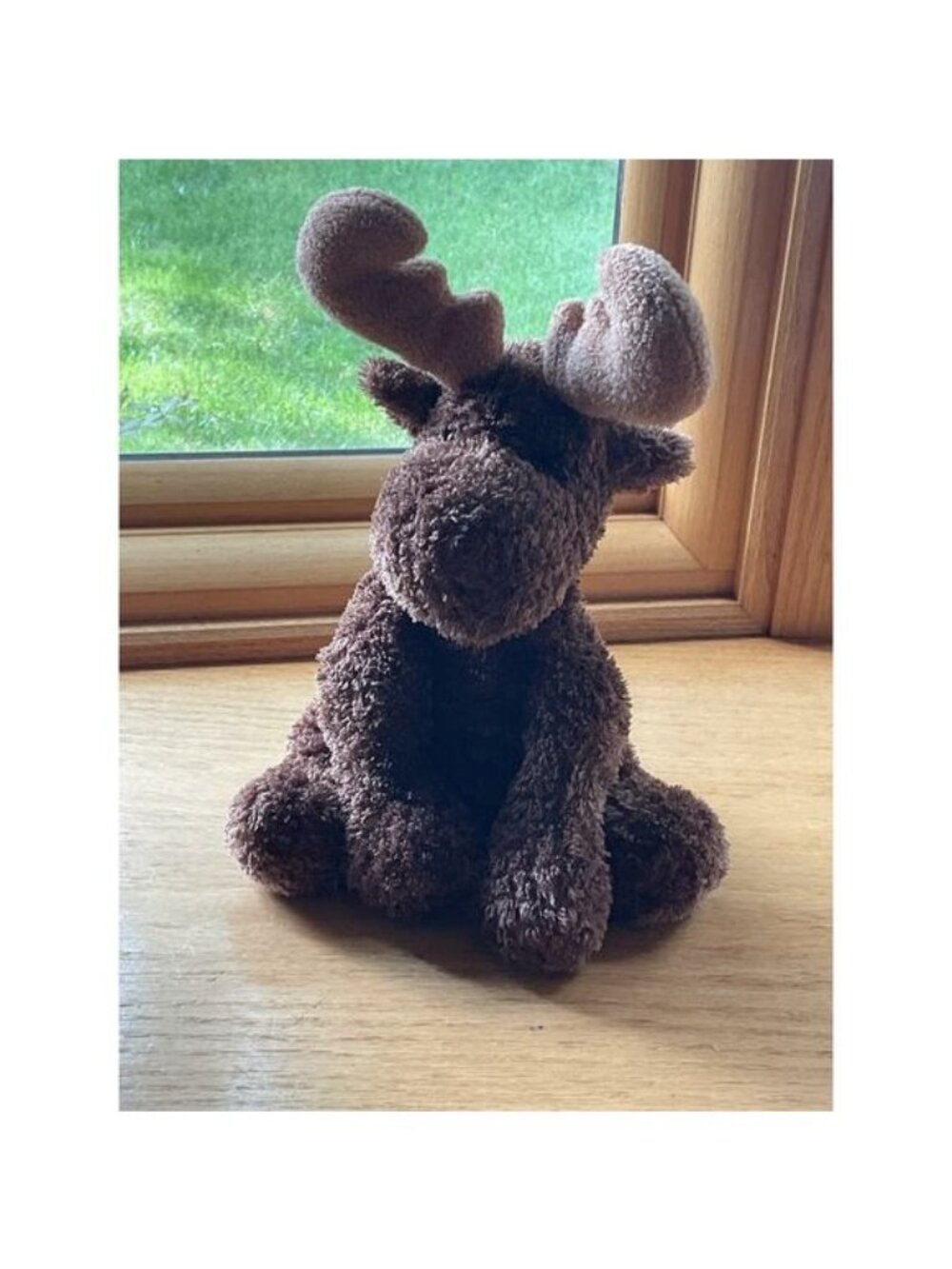 Mary Meyer Sweet Rascals Marlon Moose Plush 9" Vintage Brown Shaggy Coquette